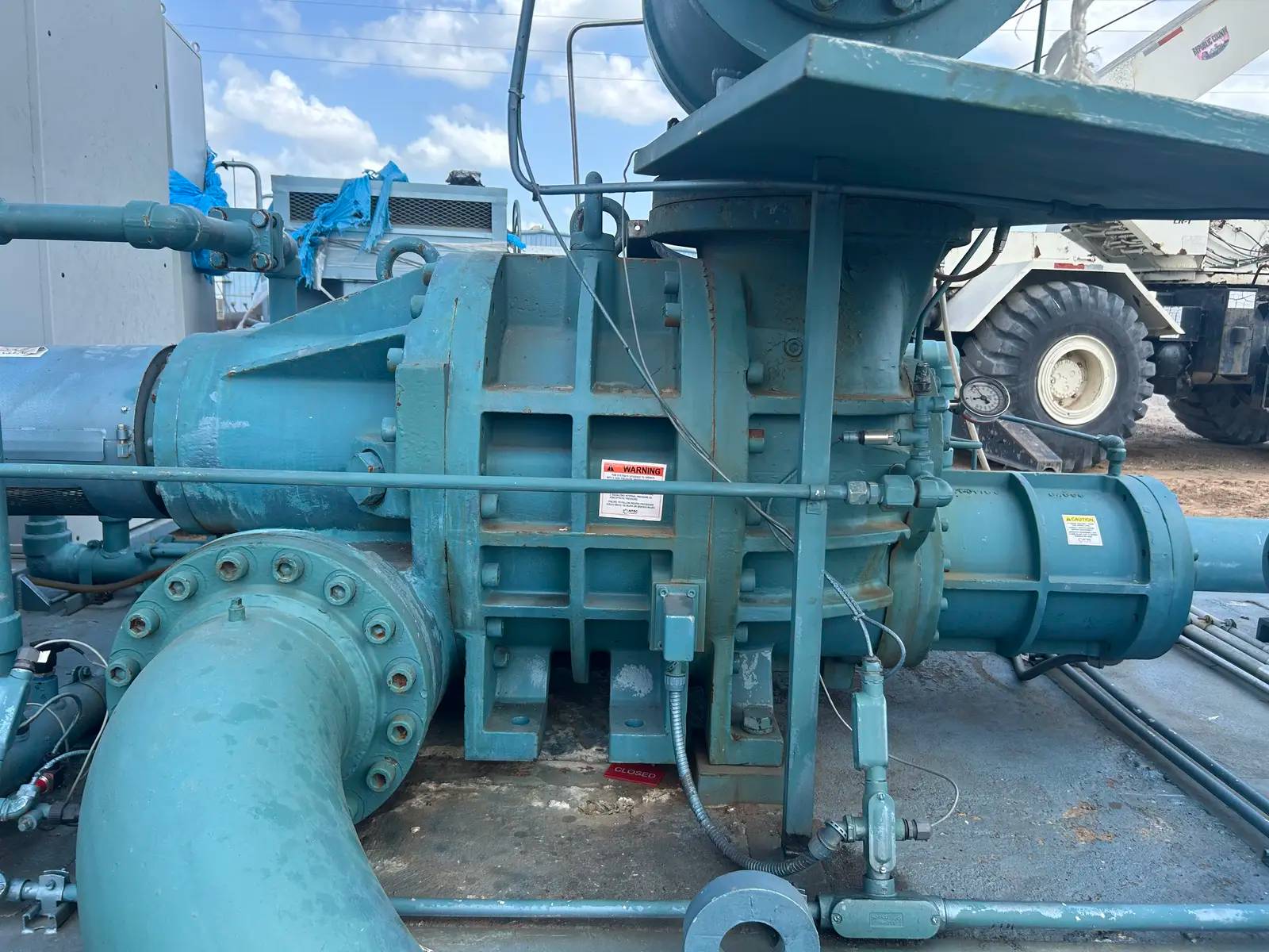Frick #TDSH355S, Rotary Bare Screw Compressor, R-717 Refrigerant, 3600 RPM, 350 psi, 1996 - Image 3