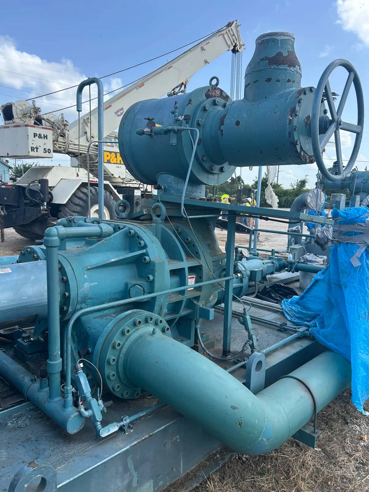 Frick #TDSH355S, Rotary Bare Screw Compressor, R-717 Refrigerant, 3600 RPM, 350 psi, 1996 - Image 4