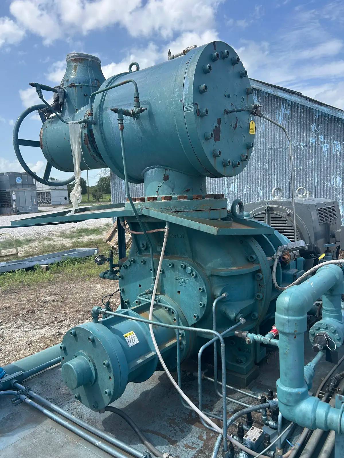 Frick #TDSH355S, Rotary Bare Screw Compressor, R-717 Refrigerant, 3600 RPM, 350 psi, 1996 - Image 6