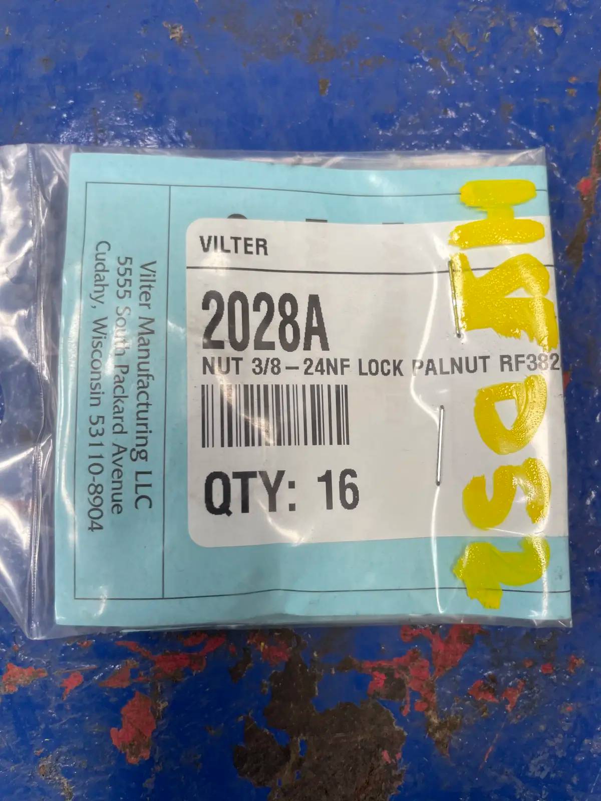 Vilter #2028A, Lock Palnut, 16 pieces, 3/8"-24" thread size - Image 4