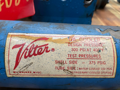 Vilter, Reciprocating Compressor Oil Cooler, 300 psi @ 400°F - Image 5