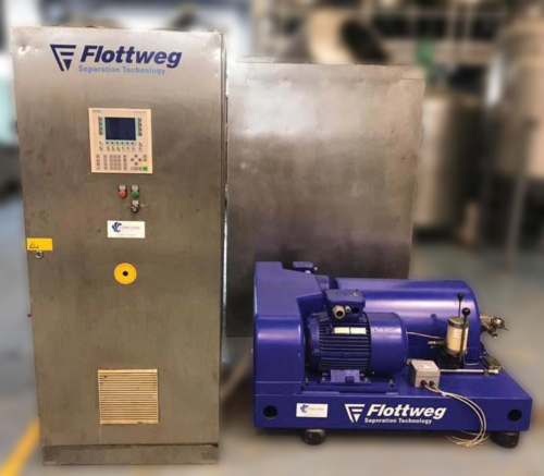 Flottweg #Z23-3/441, Solid Bowl Tricanter Centrifuge, 6000 RPM, Three-Phase Separator, Siemens Control, 2004 - Image 1