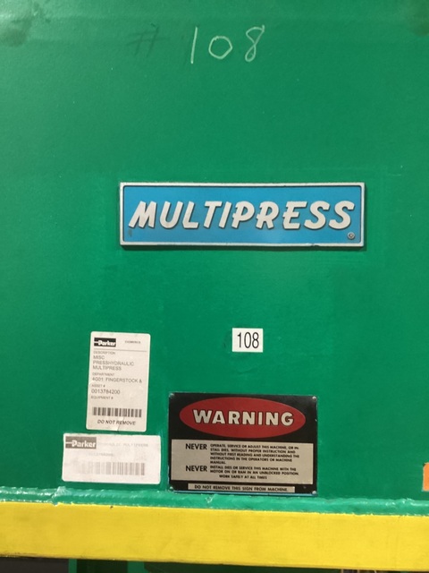 20 Ton, Abex Denison Abex #FH20-20HC304SSHWIC280CR6302, hydraulic gap frame press - Image 2
