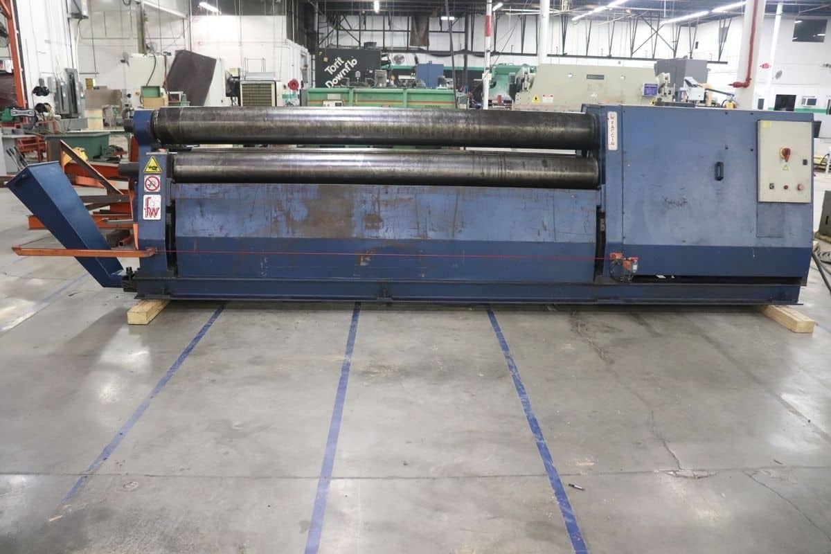 10' x 1/2" Faccin #3HCD, 3-roll initial pinch plate roll, digital positioning, 2005 - Image 1