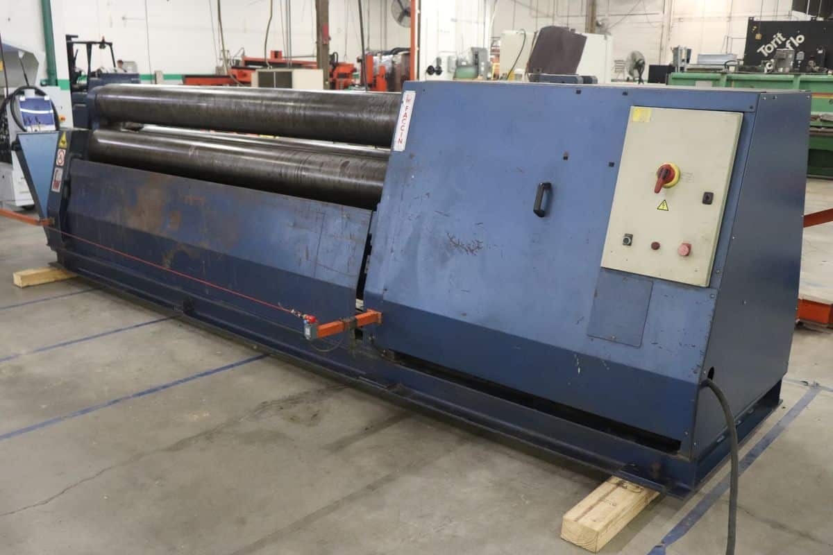 10' x 1/2" Faccin #3HCD, 3-roll initial pinch plate roll, digital positioning, 2005 - Image 2