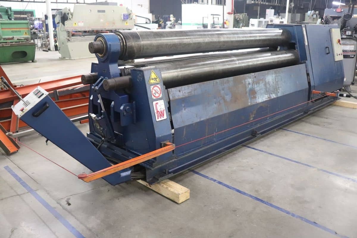10' x 1/2" Faccin #3HCD, 3-roll initial pinch plate roll, digital positioning, 2005 - Image 3