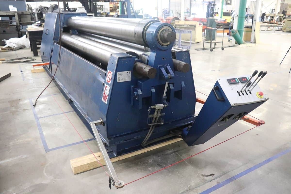 10' x 1/2" Faccin #3HCD, 3-roll initial pinch plate roll, digital positioning, 2005 - Image 6