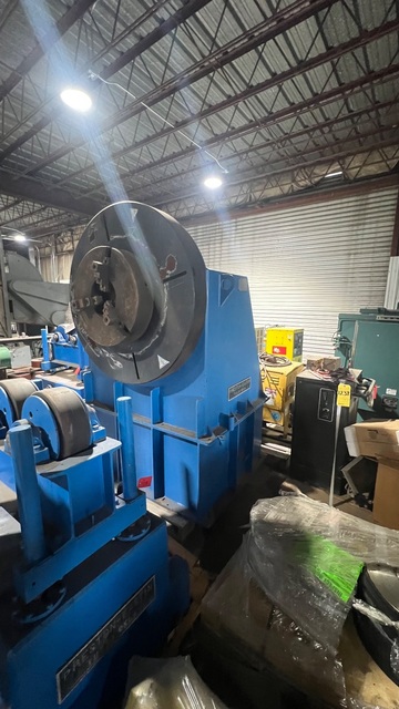10000 lb. Headstock, Preston-Eastin #HS-100, with 48" round table & adjustable outboard - Image 2