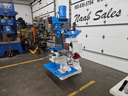 Summit #EVS-349B, milling machine, 9" x49"table, 3 HP, 2-Axis Newall NMS800 digital read out, power feed - Image 5