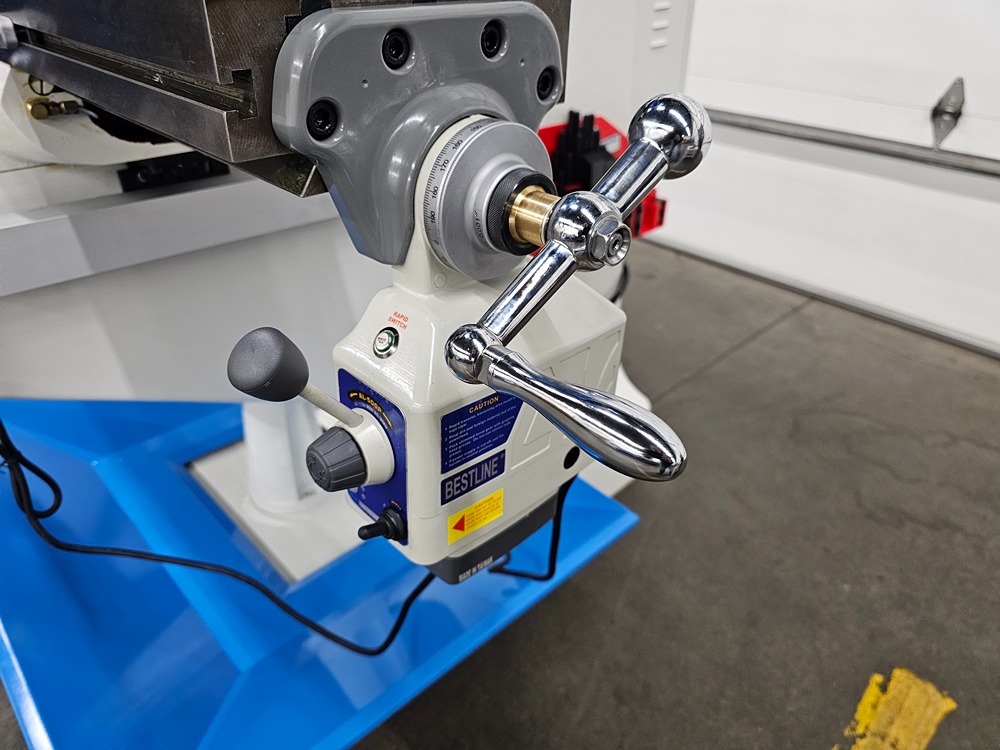 Summit #EVS-349B, milling machine, 9" x49"table, 3 HP, 2-Axis Newall NMS800 digital read out, power feed - Image 6
