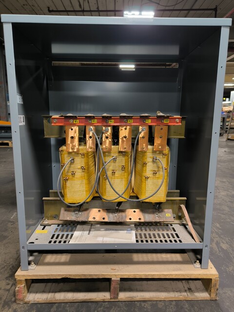 45 kVA 480 Primary, 480Y/277 Secondary Square D EE45T1814HBCU, Sorgel Transformer, 54.1 Amp, 2-3R - Image 4
