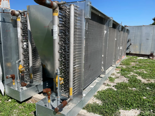 5 Fans, Evapco #TFCSR-12383E, Freon Evaporator Coil - 65 TR, Low Temperature, 650 psi, 10 HP motors, 460 V. - Image 2