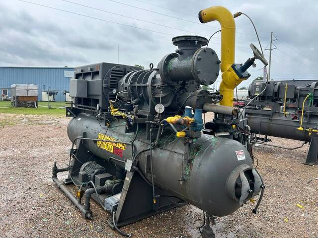 700 HP Dunham-Bush #2516DLA3VOD, FES Ammonia Rotary Screw Compressor Package, 300 psi, 3570 RPM, 4160 V., 90 - Image 6