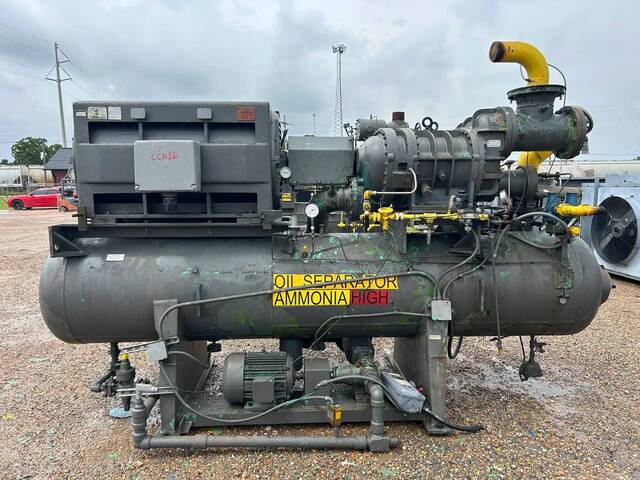700 HP Dunham-Bush #2516DLA3VOD, FES Ammonia Rotary Screw Compressor Package, 300 psi, 3570 RPM, 4160 V., 90 - Image 7