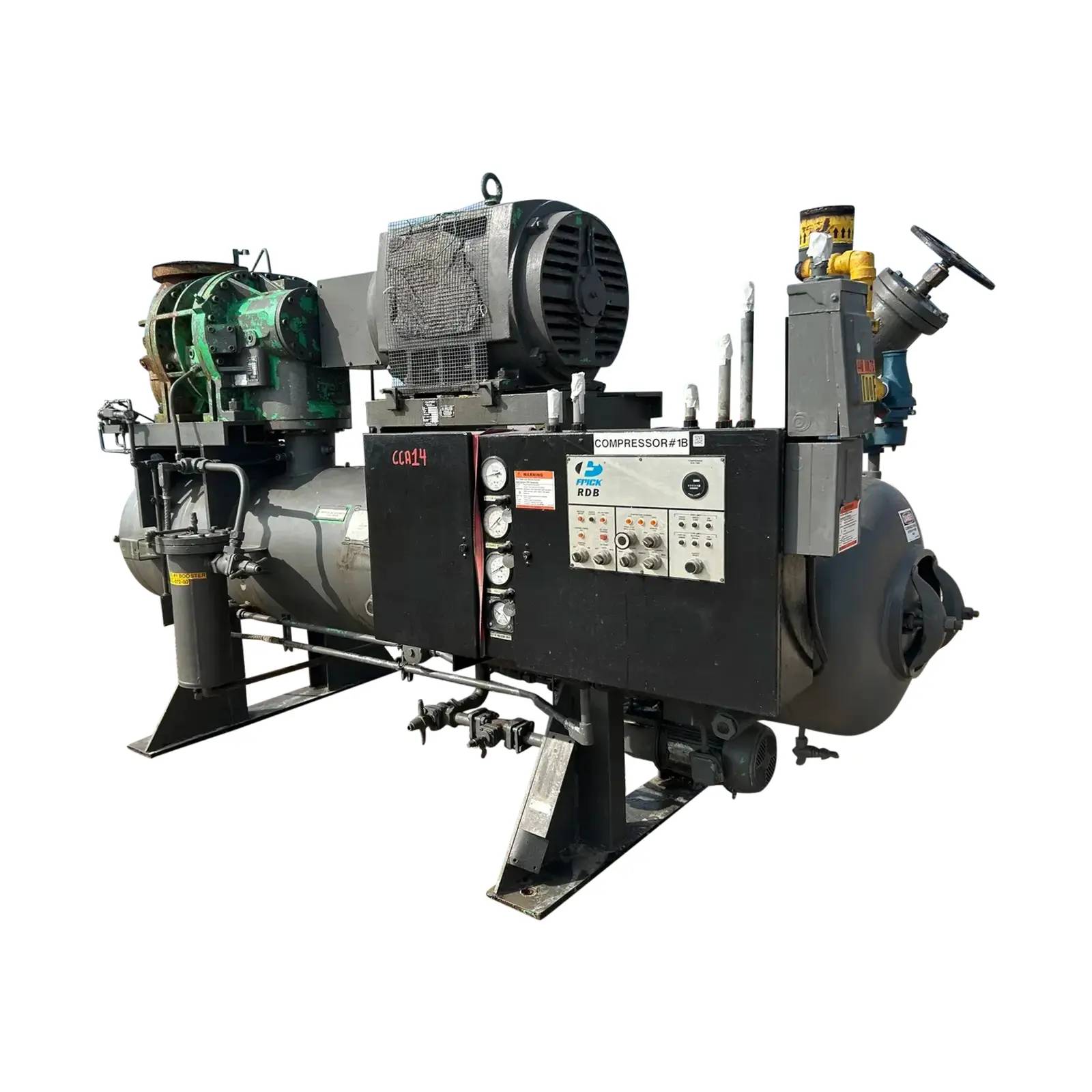 250 HP Frick #RDB-316, Rotary Screw Compressor Package, 150 psi @ 200&deg;F, 3600 RPM, 2300/4160 V., 60 Hz, 3-Ph. - Image 2