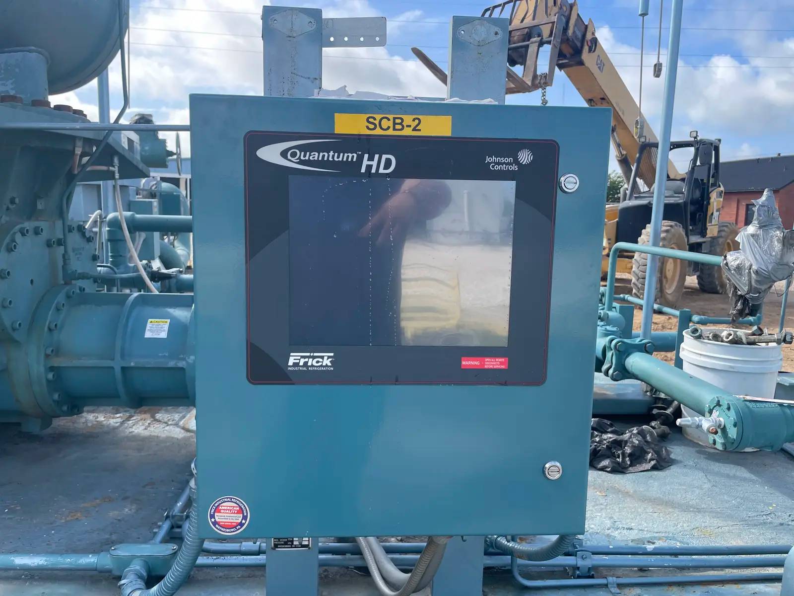 500 HP Frick #RWB-II-496V, Rotary Screw Compressor Package, 350 psi, 3570 RPM, 60 Amp., 4160 V., 60 Hz, 3-Ph. - Image 7