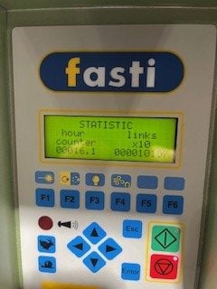 Fasti #AS-64, Link Forming Machine, 532 links per min., 616.1 run hours, 230 V., 60 Hz, 0.94 KW, 3-Ph., 2020 - Image 6