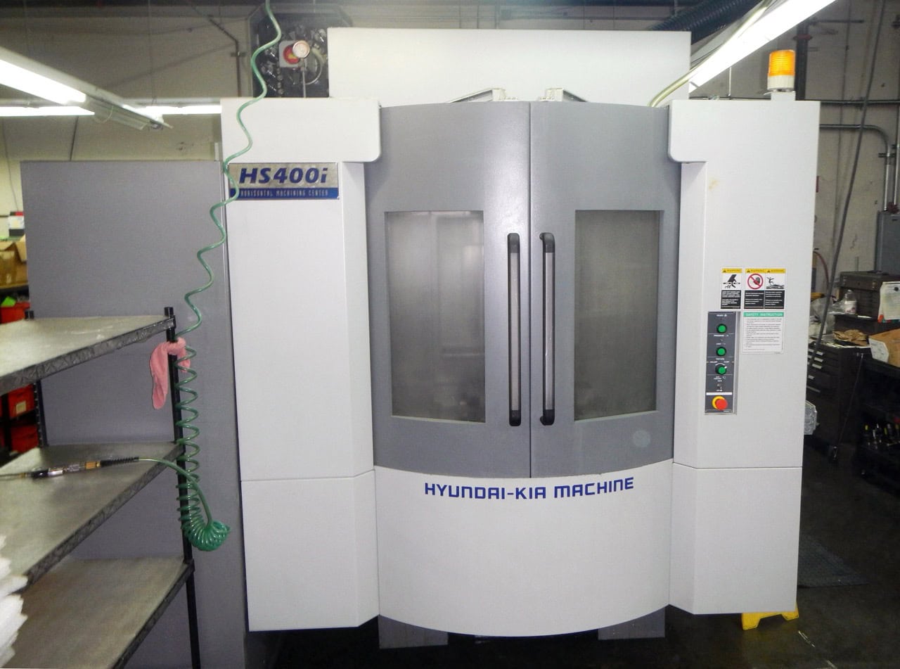 Hyundai Kia #HS-400I, Horizontal Machining Center, 25.2" X, 22" Y, 25.6" Z, 15.75" overall Pallet, 12000 RPM - Image 1