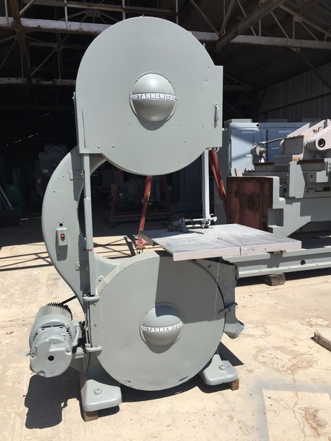 Tannewitz #G1, Vert Band Saw, 36" wheel, 36" throat, 1.75-2" blade, 1.5 HP, 220/440 V., 3ph - Image 1