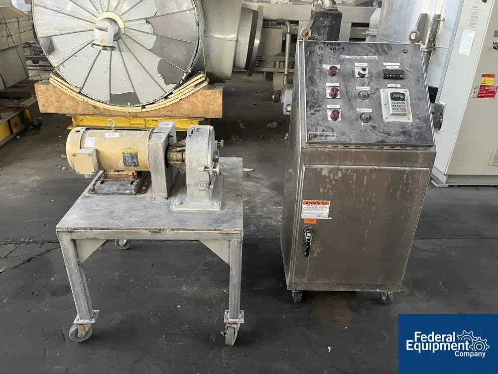 Prater #SM-19.Stainless Steel, Mill, Stainless Steel, 7 HP, on base, w/ motor - Image 1