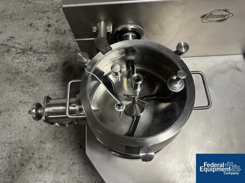 10 Liter Diosna #P/VAC-10, High Shear Mixer, Stainless Steel, side chopper, EX-ii rated, 230 V., 2008 - Image 8