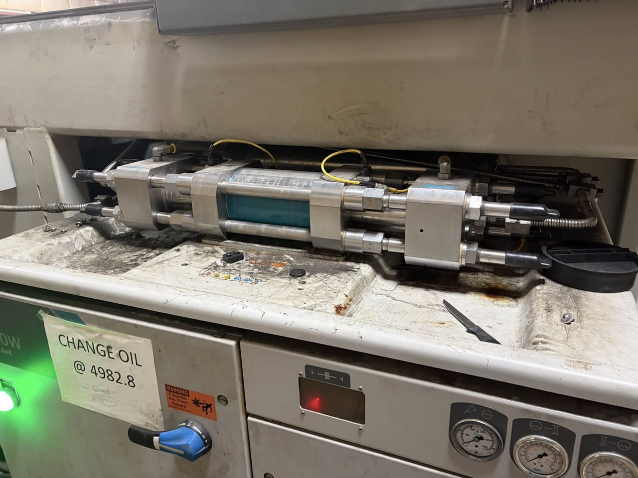 Flow #Mach-3-4020B-XD, 13' x 6' Table, 136" X, 78" Y, 7" Z, 100 HP, 5-Axis Dynamic XD cutting head, 87000 - Image 7