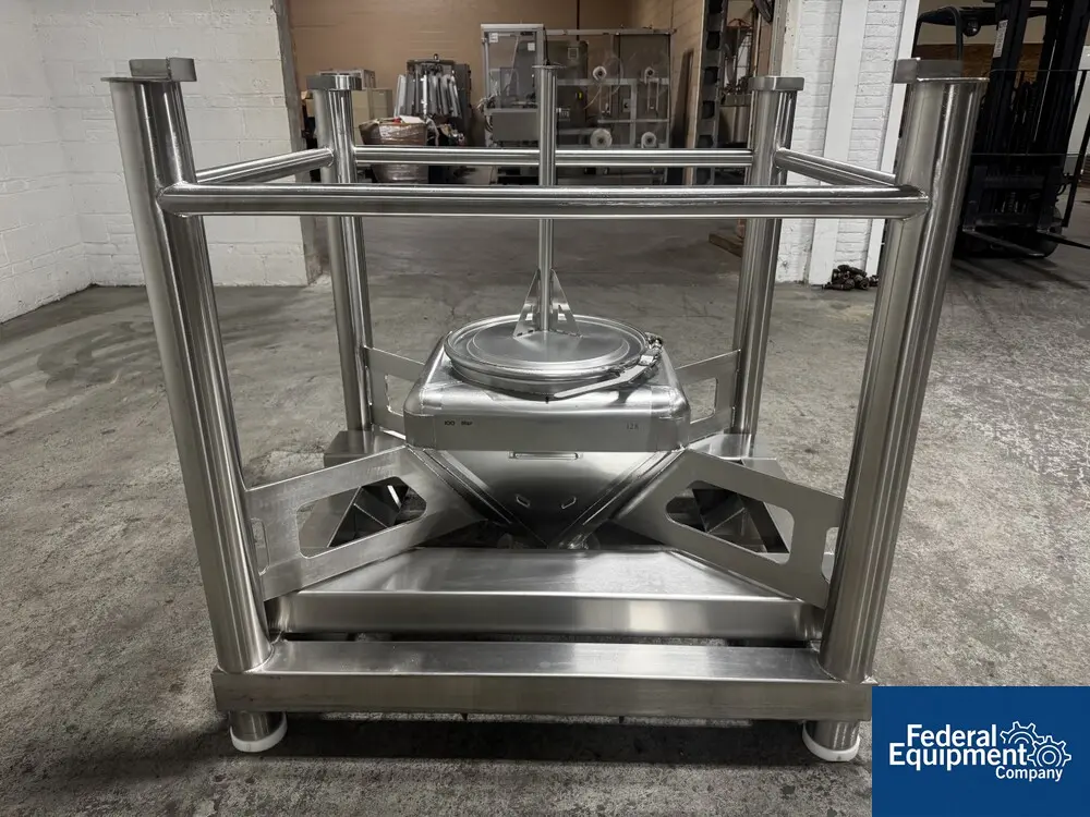 100 Liter Tote Systems, Tote, Stainless Steel, no valve (2 available) - Image 5
