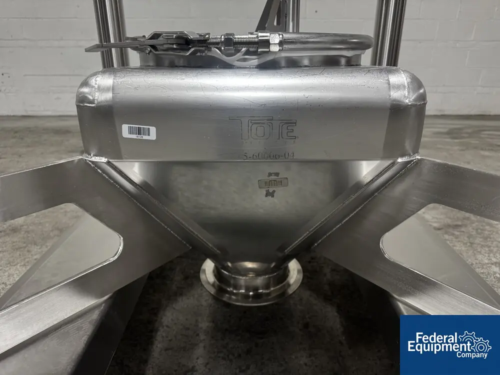 100 Liter Tote Systems, Tote, Stainless Steel, no valve (2 available) - Image 6