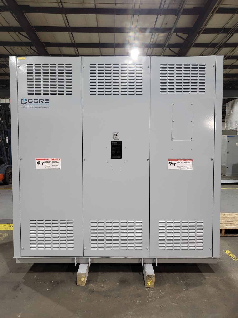 750 KVA 13800 Delta Primary, 480Y/277 Secondary, DRY, proCORE(immediate shipment available) - Image 3
