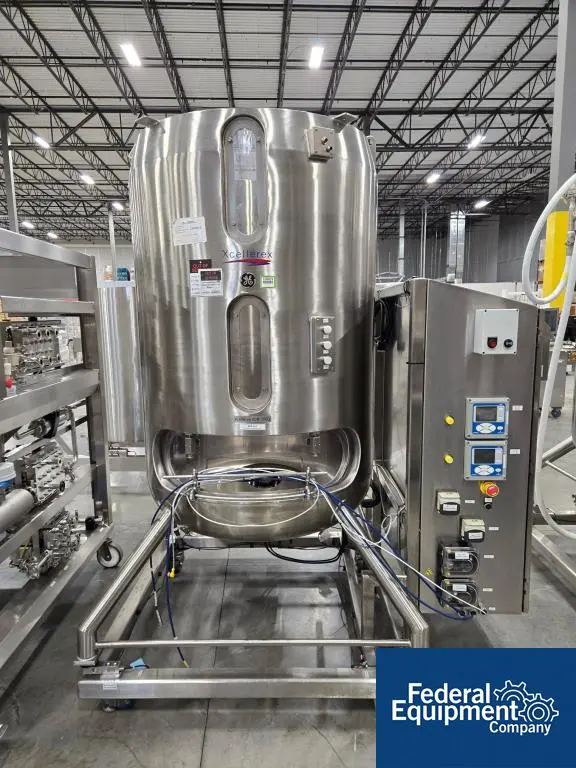 264.2 gallon GE Healthcare #XDR-1000, Bioreactor, 1000 Liter, w/ transmitters, 4 pump, IP45, 2014 - Image 1
