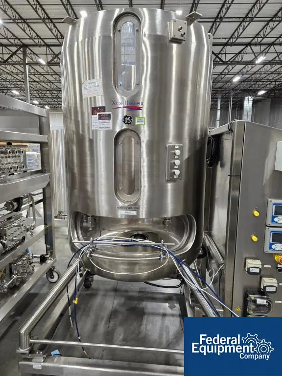 264.2 gallon GE Healthcare #XDR-1000, Bioreactor, 1000 Liter, w/ transmitters, 4 pump, IP45, 2014 - Image 4