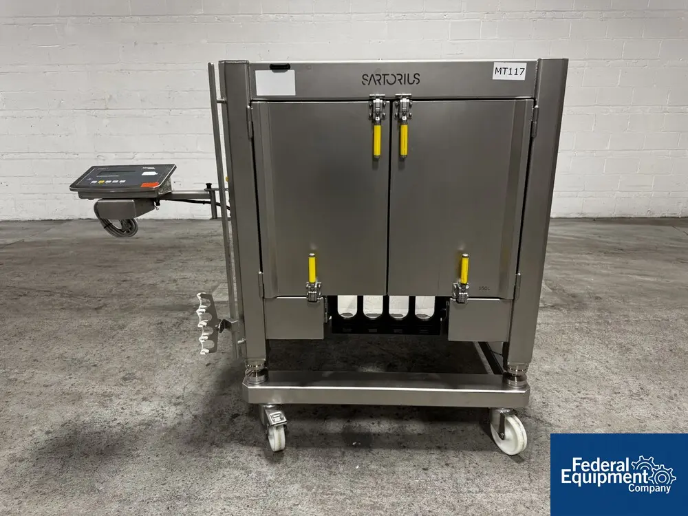 171.7 gallon Sartorius Palletank, 650 Liter, jacketed, 2021 (2 available) - Image 1