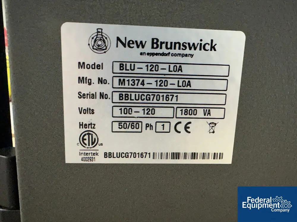 Eppendorf New Brunswick #BLU-120-L0A, CelliGen Bioreactor, 100-120 V. (3 available) - Image 3