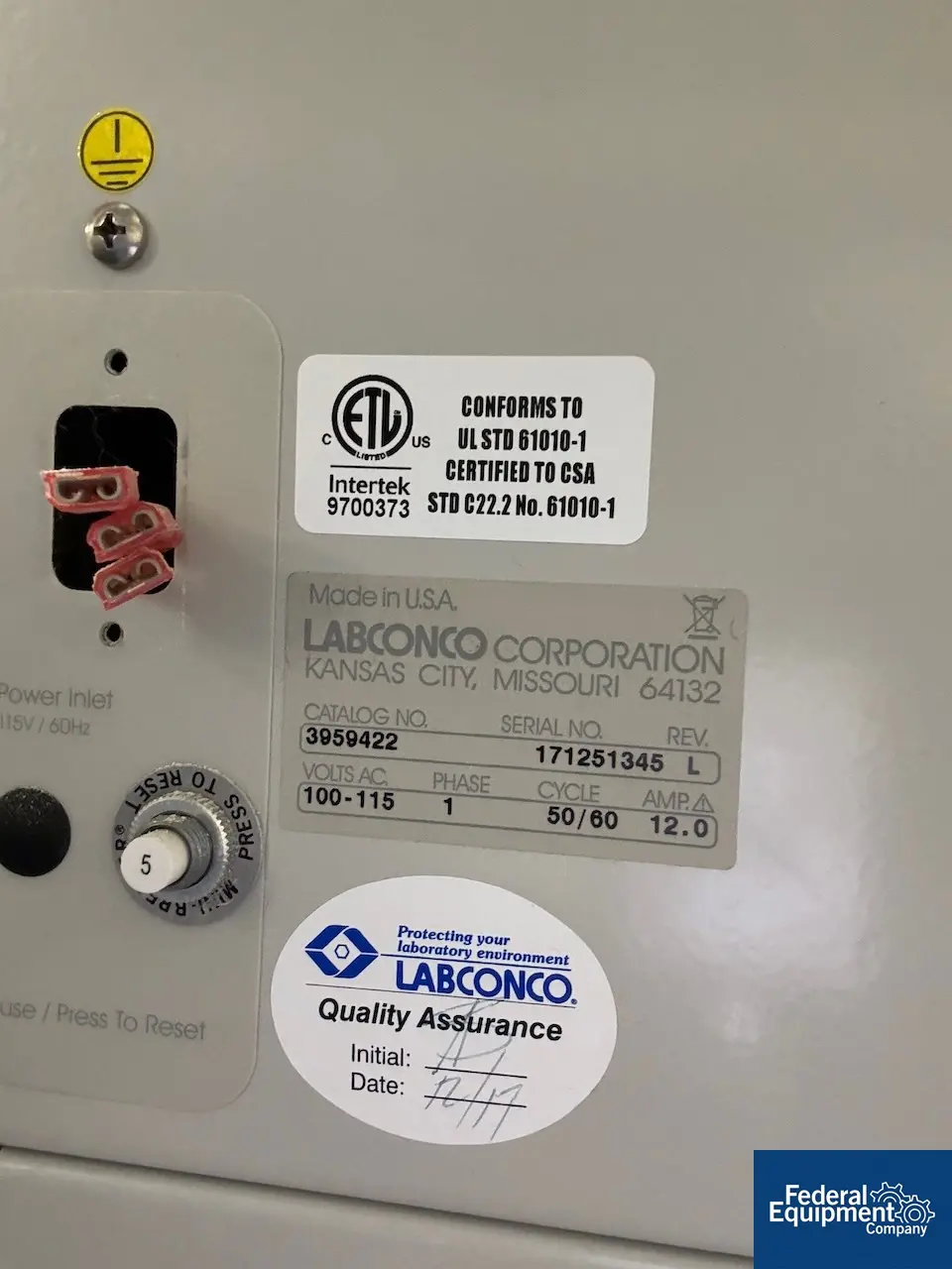 Labconco #EXPert, Filtered Balance Enclosure, 6' width - Image 3