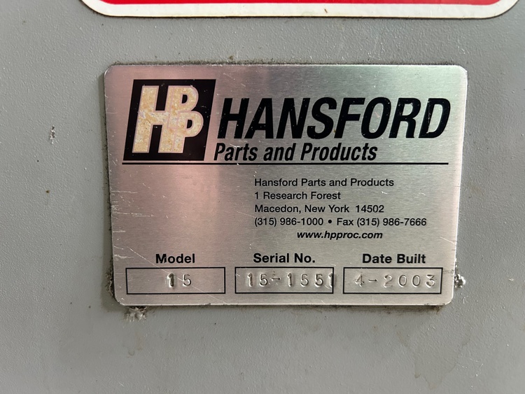 1.5" Hansford Davis #15B, mechanical keyseater, 4.5" stroke, 20" x 31" table, 45 SPM, 2003 - Image 7