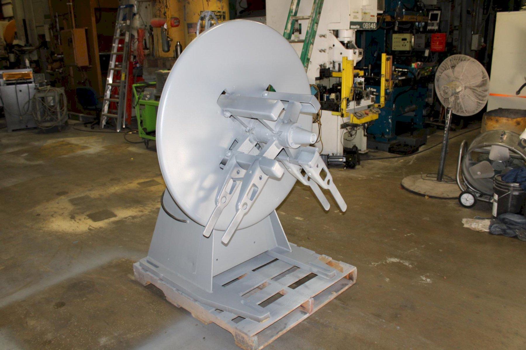2500 lb. Littell #25-12, non-mororized uncoiler, 14" mandrel, 12" width, 48" outside dimensions, 15"-20" ID - Image 2