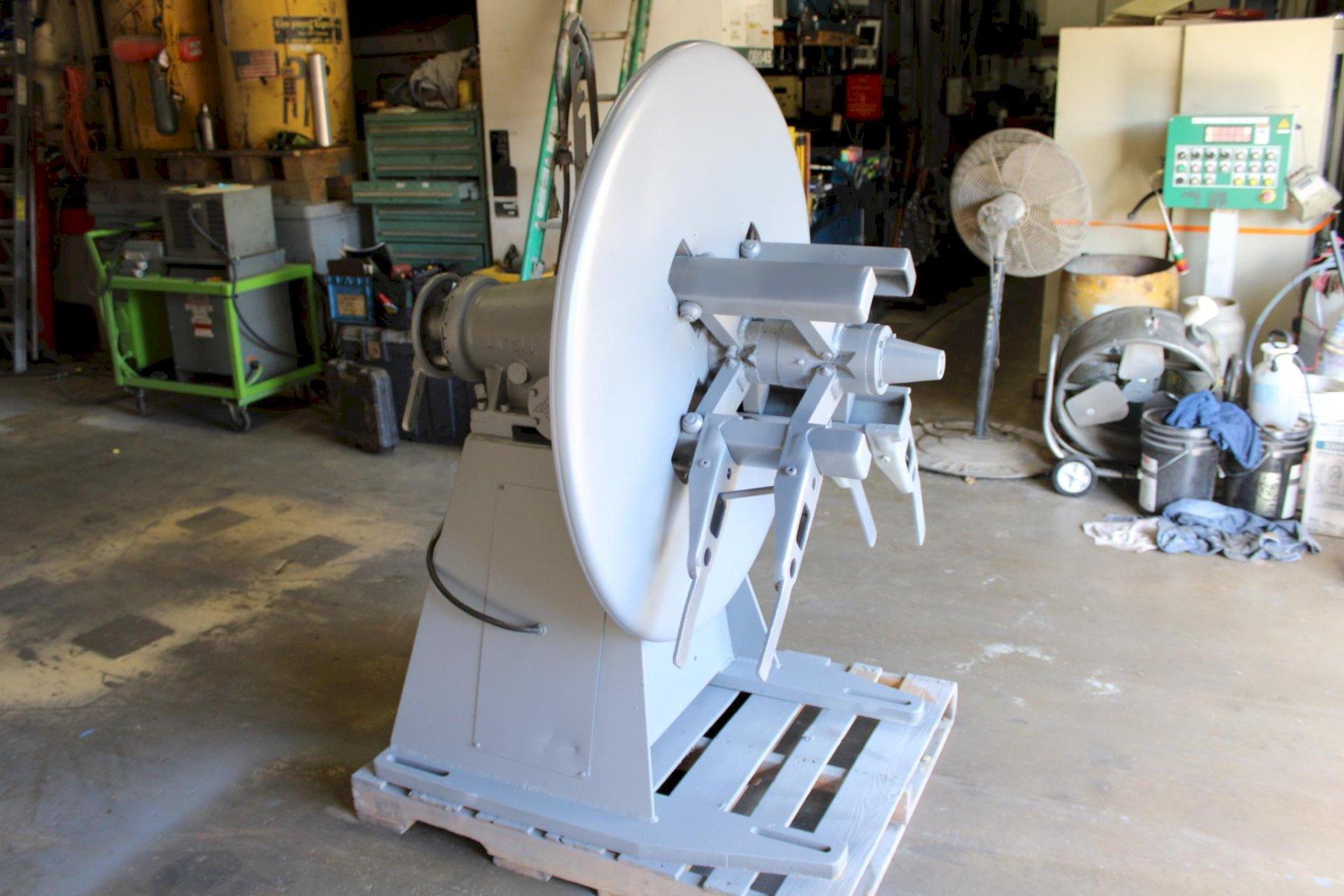 2500 lb. Littell #25-12, non-mororized uncoiler, 14" mandrel, 12" width, 48" outside dimensions, 15"-20" ID - Image 4