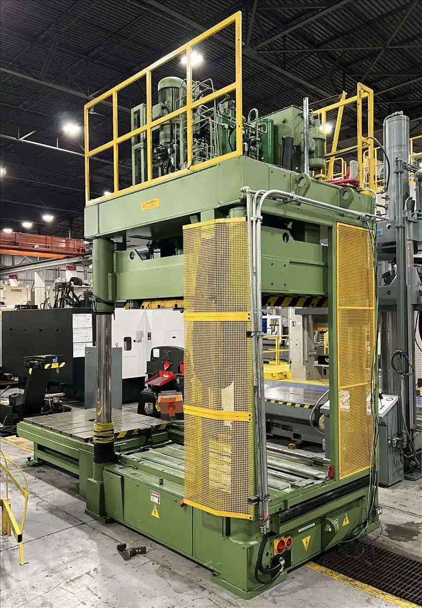 110 Ton, Millutensil #MIL-162, die tryout & spotting press, 39.4" stroke 24 HP, Siemens PLC, 1995 - Image 6