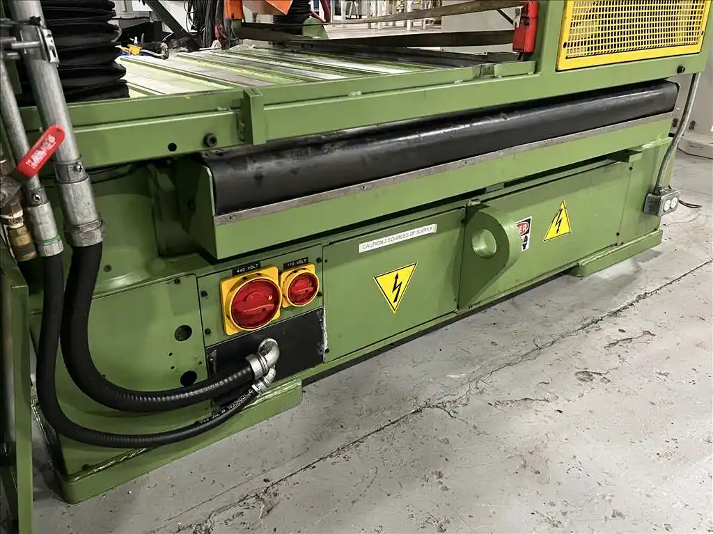 110 Ton, Millutensil #MIL-162, die tryout & spotting press, 39.4" stroke 24 HP, Siemens PLC, 1995 - Image 7