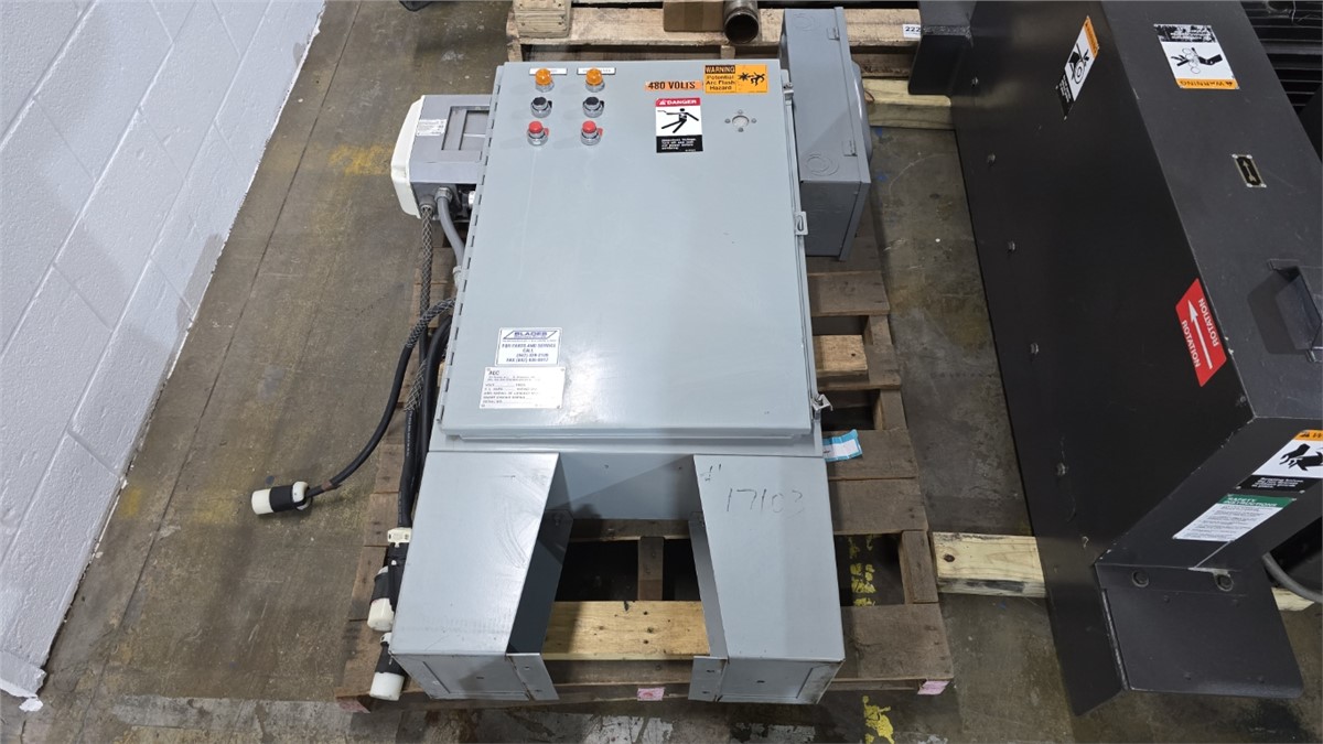 12" x 56" AEC #WG1256, Plastic Granulator, 30 HP, Starter Panel w/ Controls, Refurbished - Image 4