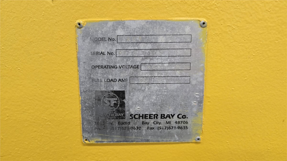 8" CF Scheer #A08, Pelletizer, 15 HP, 57" infeed H, 460 V., 3-Ph., 60 Hz - Image 5