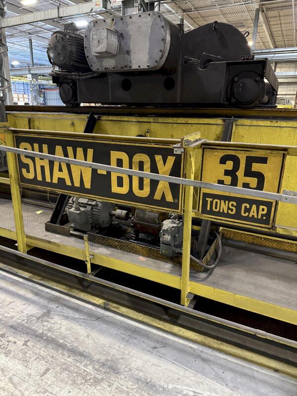 30/5 Ton, Shawbox, overhead bridge crane, 60' Span - Image 2