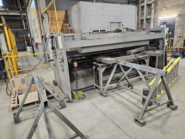 1/4" x 10' Masteel #MSH-10250, hydraulic shear, 5-7/8" throat, 15 HP - Image 5