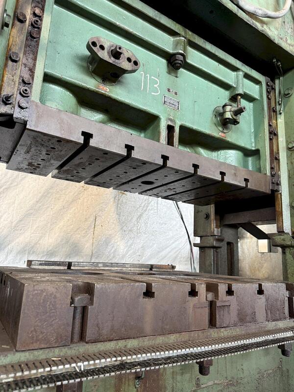 100 Ton, Minster Piece Maker #P2-100-48, straight side double crank, 4" stroke, 17" Shut Height, 4" adj. - Image 4