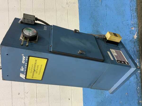 Air Flow Systems #MPO4-BI-PG6-PLENUM-STAND24-DL-MS, dust collector, 2 stage, 6" intake diameter, 3/4 HP - Image 10