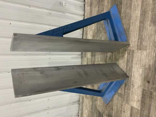 10-1/4" x 48" x 21-1/2" Aluminum angle plates, pair - Image 7