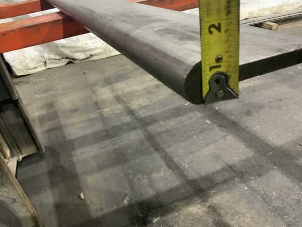 72-3/4" L, Male radius press brake die, 5-1/4" die height, 1-1/4" radius diameter, 1/2" tang - Image 7