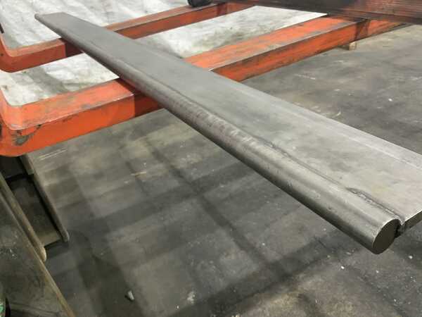 72-3/4" L, Male radius press brake die, 5-1/4" die height, 1-1/4" radius diameter, 1/2" tang - Image 9