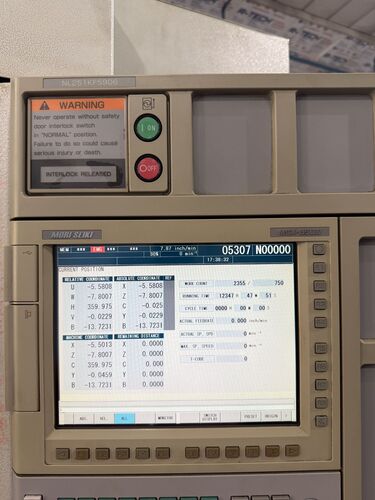 Mori Seiki #NL-2500SY/1250, CNC turning center, 29.7" swing, 10" 3-jaw chuck, 3.1" bar, 14" dia., 51.1" lgth - Image 7