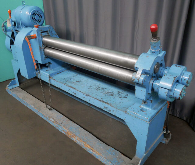 4' x 3/16" Bertsch, Initial Pinch Power Bending Roll, 5" diameter x 50" L roll, 5 HP, 220/440 V. - Image 2